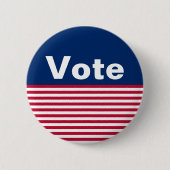 Aangepaste Button voor rode rode rode en blauwe st (Voorkant)