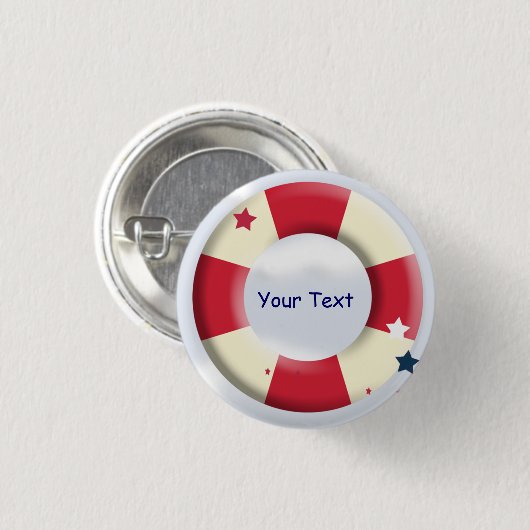 Aangepaste Button voor standaard lifesaver ontwerp (Voorkant /achterkant)