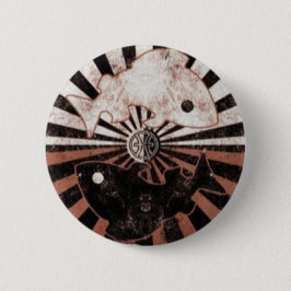Aangepaste Button/Zodiac-pisces Ronde Button 5,7 Cm