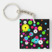 Aangepaste Buttonnen en pincodes op maat Sleutelhanger (voorkant)