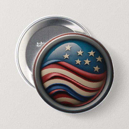 "Aangepaste Buttonnen" Ronde Button 7,6 Cm (Voorkant /achterkant)