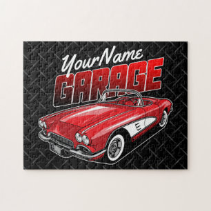 Aangepaste C1 Red Classic Sportkleding uit 1961 Legpuzzel