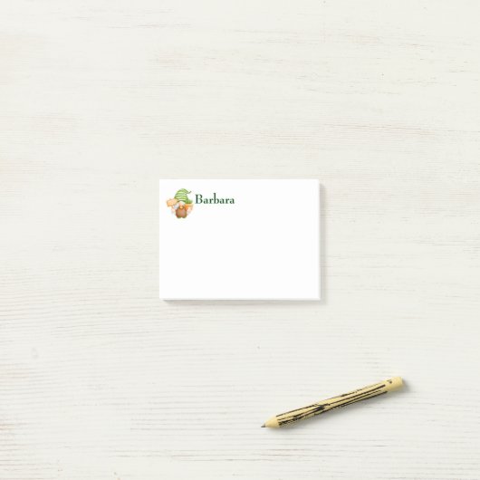 Aangepaste Cactus Lover Post-it® Notes (Op bureau)