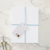 Aangepaste cadeau dief gans Kerstmis Cadeaulabel (Met Touw)