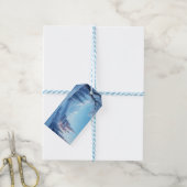 Aangepaste cadeau Labels - Winter Cadeaulabel (Met Touw)