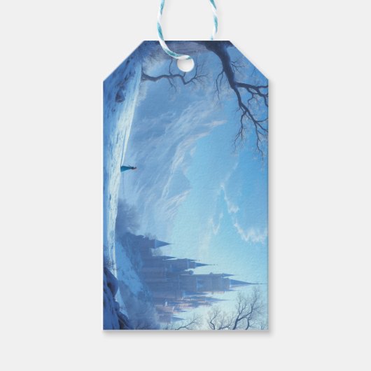 Aangepaste cadeau Labels - Winter Cadeaulabel (Voorkant)