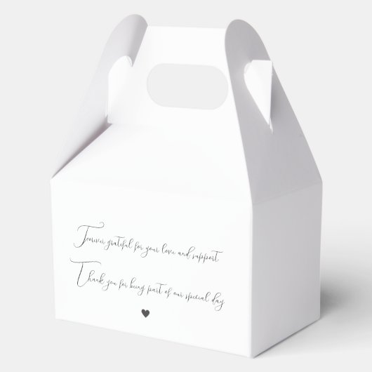 Aangepaste cadeaudoos bedankdoosjes (Achterkant)