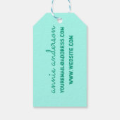 Aangepaste cadeauLabels (Achterkant)