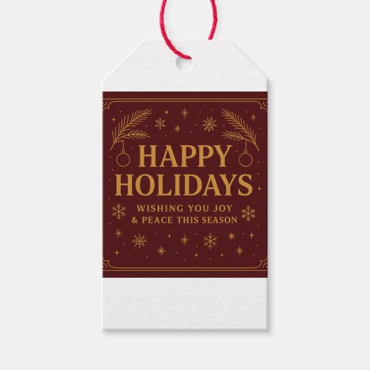 Aangepaste cadeauLabels (Voorkant)