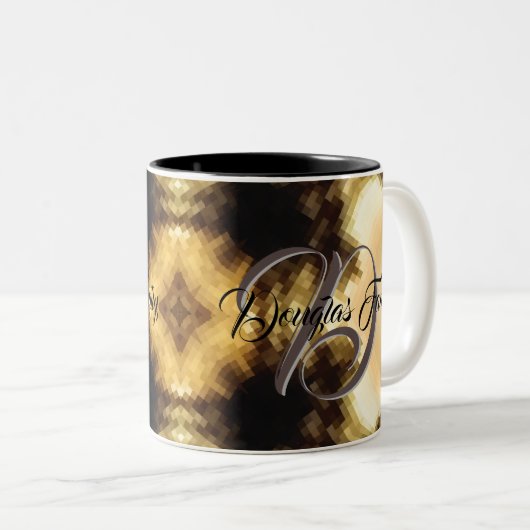 Aangepaste cadeaus voor families met kinderen tweekleurige koffiemok (Voorkant rechts)