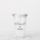 Aangepaste cadeaus voor gepersonaliseerde minimali acryl drinkbeker (Voorkant)
