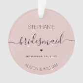 Aangepaste cadeaus voor gepersonaliseerde minimali ornament (voorkant)