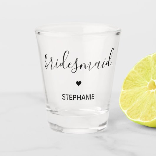 Aangepaste cadeaus voor gepersonaliseerde minimali shot glas (Voorkant)