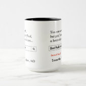 Aangepaste cadeaus voor kinderartsen mok (Midden)