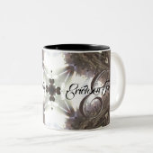 Aangepaste cadeaus voor moeder in rechte tweekleurige koffiemok (Voorkant rechts)