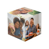 Aangepaste cadeaus voor vaders Dag 13 Foto Collage Kubus (Achter hoekig)