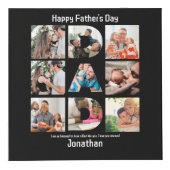 Aangepaste cadeaus voor vaders Dag 13 Foto Collage Kubus (Voorkant)