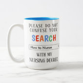 Aangepaste cadeaus voor verpleegkundigen tweekleurige koffiemok (Links)