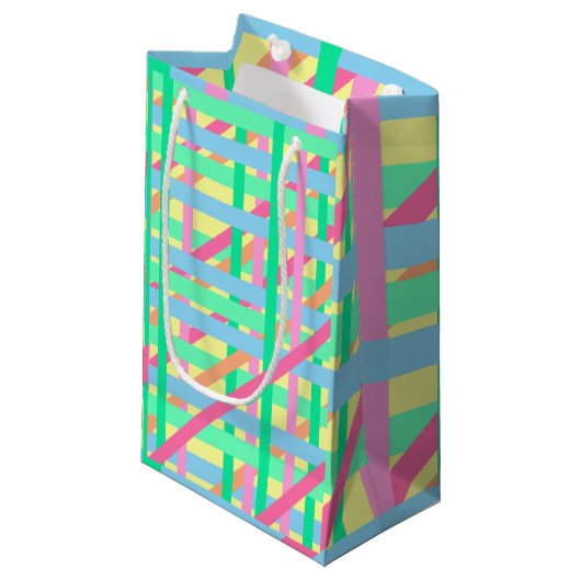 Aangepaste cadeautas - klein, glanzend (Voorkant Gekanteld)
