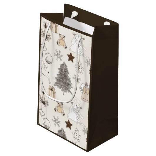 Aangepaste cadeautas - klein, glanzend (Achterkant Gekanteld)