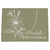 Aangepaste cadeautas voor bruidsmeisjes, bruidsfee (Voorkant)