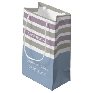 Aangepaste cadeautassen voor striptiepatroon klein cadeauzakje