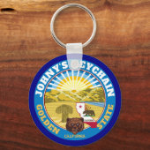 Aangepaste Californische Sleutelhanger (Voorkant)