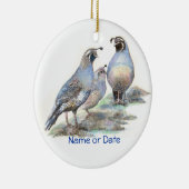 Aangepaste Californische Waterverf Keramisch Ornament (Rechts)