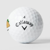 Aangepaste Callaway golfballen | Spicy Taco Golf B (Logo)
