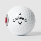 Aangepaste Callaway Supersonft Golf Balls Golfballen (Logo)