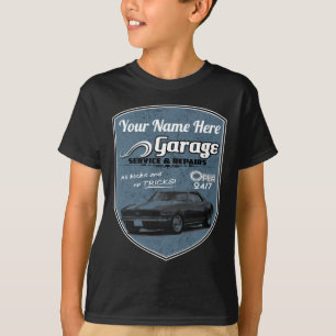Aangepaste Camaro Garage T-shirt
