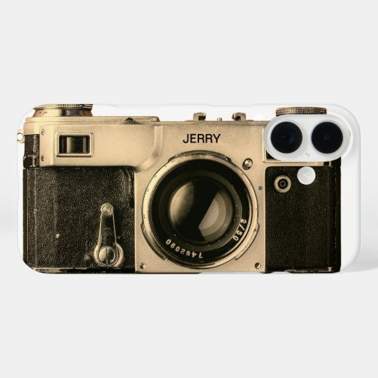 Aangepaste  Camera iPhone 16 Hoesje (Achterkant (horizontaal))