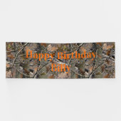Aangepaste Camo Banner, BDay, Welkom thuis, Camp S Spandoek (Horizontaal)
