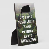 Aangepaste Camo die de parade uit gaat Fotoplaat (Zijkant)