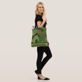 Aangepaste Camouflage-Canvas tas (Op model)