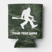Aangepaste Camouflage Sasquatch Bigfoot Koelbox Blikjeskoeler (Voorkant)