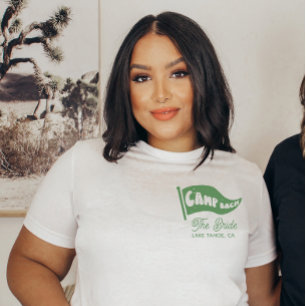 Aangepaste Camp Bach Bruid Bachelorette Mountain F T-shirt