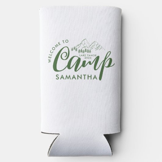 Aangepaste Camp Bachelorette Party Modern Rustiek (Achterkant)