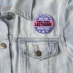 Aangepaste campagne politieke Button