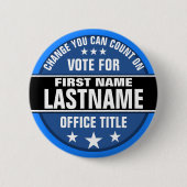 Aangepaste campagne politieke Button (Voorkant)