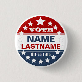 Aangepaste campagne ronde button 3,2 cm