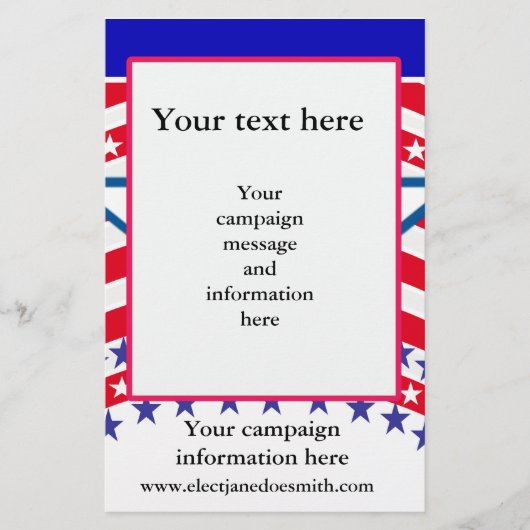 Aangepaste Campagne Sjabloon Flyer (Voorkant)