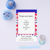 Aangepaste Campagne Sjabloon Flyer (Enkel)