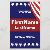 Aangepaste Campagne Sjabloon Flyer (Voorkant)