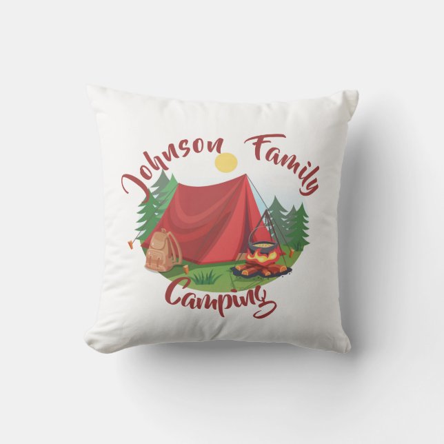 Aangepaste camping buitenkussen (Voorkant)