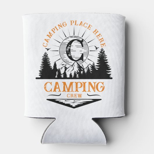 Aangepaste camping crew familie matching blikjeskoeler (Achterkant)