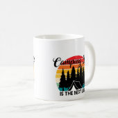 Aangepaste Camping Life Design Coffee Mok Cup (Voorkant rechts)