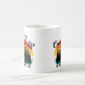 Aangepaste Camping Life Design Coffee Mok Cup (Center)