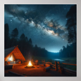Aangepaste Camping Wall Poster