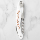 Aangepaste Canadese Kurkentrekker Leaf Bottle Open (Achterkant)